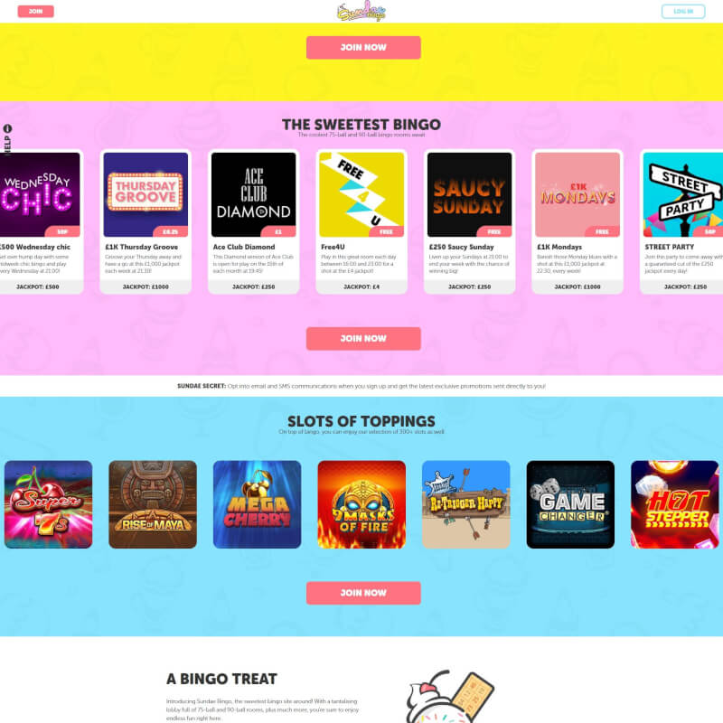 Sundae Bingo screenshot 2