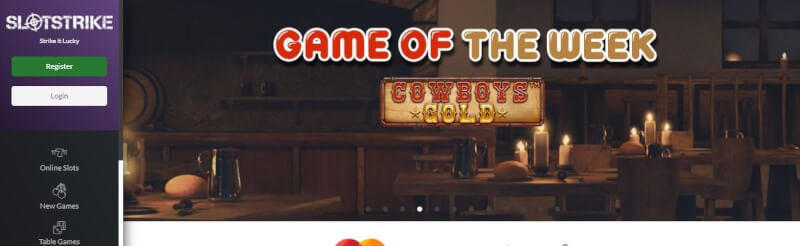 slotstrike website provides casino games and offers for new players-logo