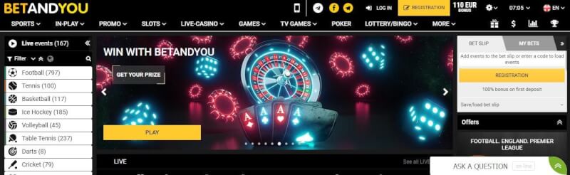 betandyou website offers casino games, ilk depozit bonusu və yeni oyunçular üçün promosyonlar-loqosu