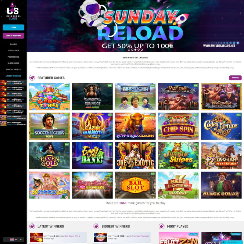 Universal Slots screenshot 1