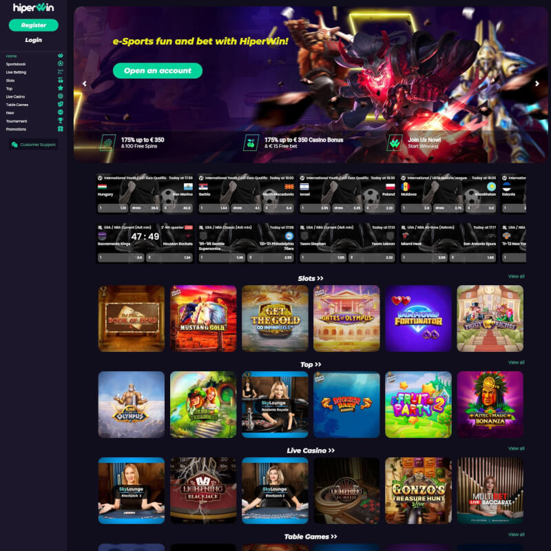 Hiperwin Casino screenshot 1