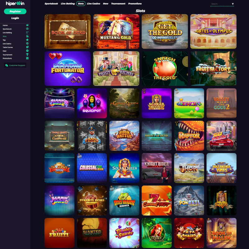 Hiperwin Casino screenshot 2