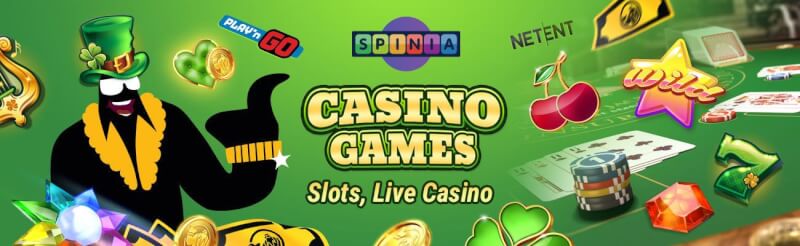 spinia offers numerous casino games like slots, blackjack kimi canlı kazino oyunları, bakkara və rulet-loqosu