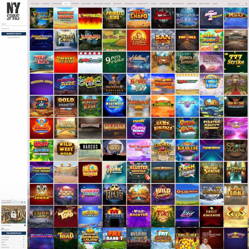 NYspins screenshot 2