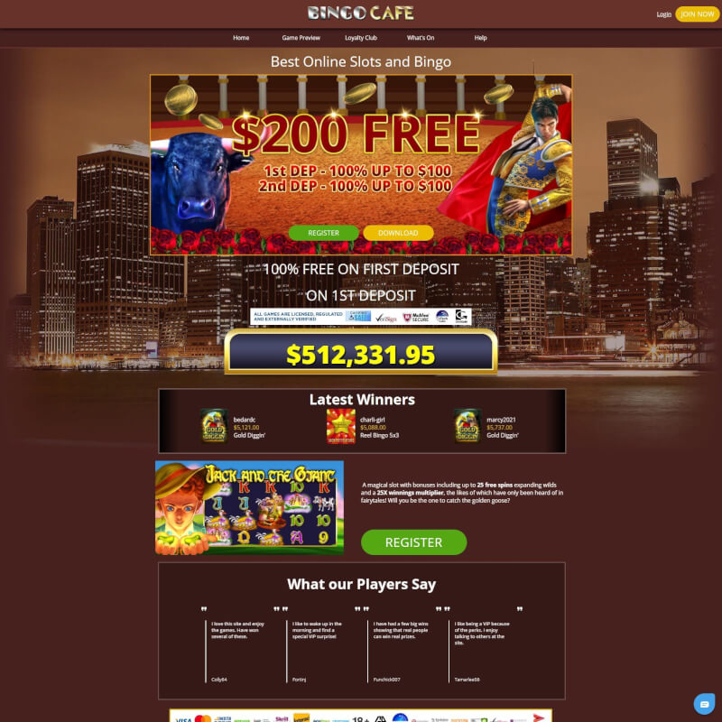 Bingo Cafe screenshot 1