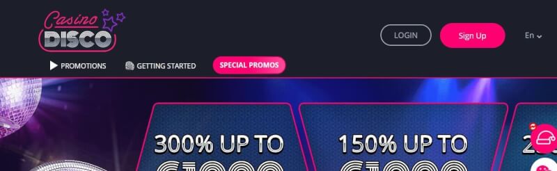 casinodisco homepage offers casino games, ilk depozit əlavə və yeni oyunçular üçün təkliflər-loqosu