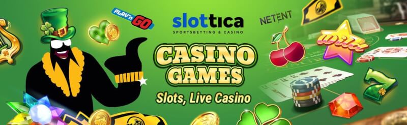 slottica provides various casino games like slot machines, blackjack kimi canlı qumar oyunları, bakkara və rulet-loqosu