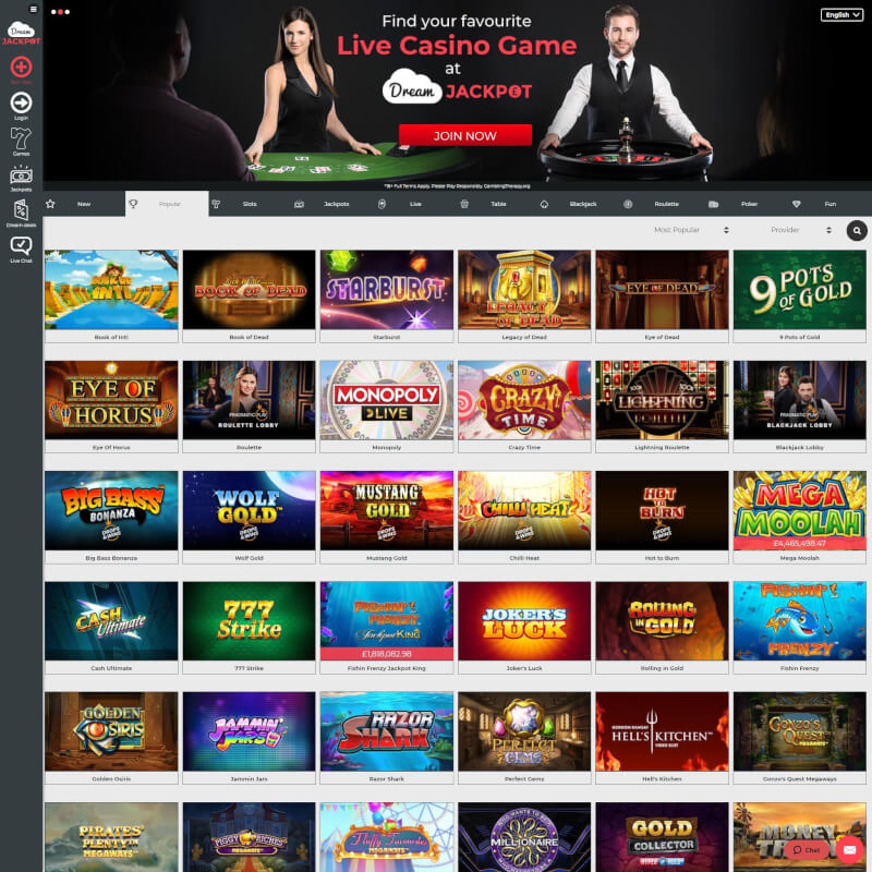 Dream Jackpot screenshot 1