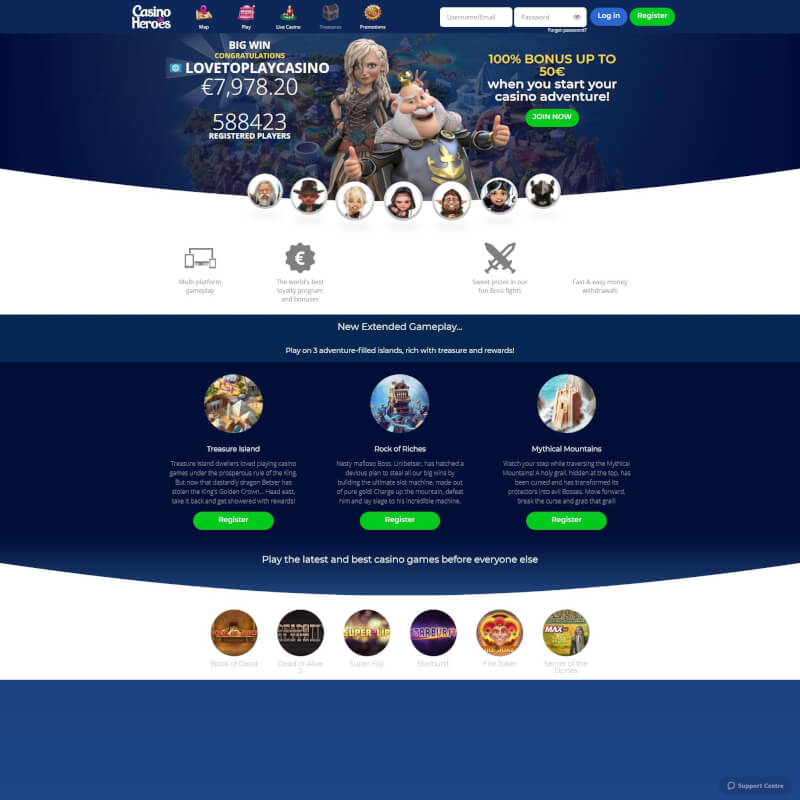 Casino Heroes screenshot 1