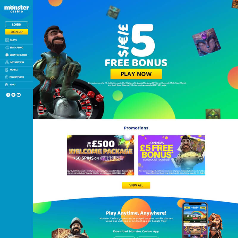 Monster Casino screenshot 1