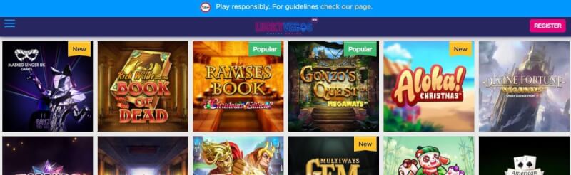 lucky vegas website offers gambling games, ilk depozit əlavə və yeni oyunçular üçün təkliflər-loqosu