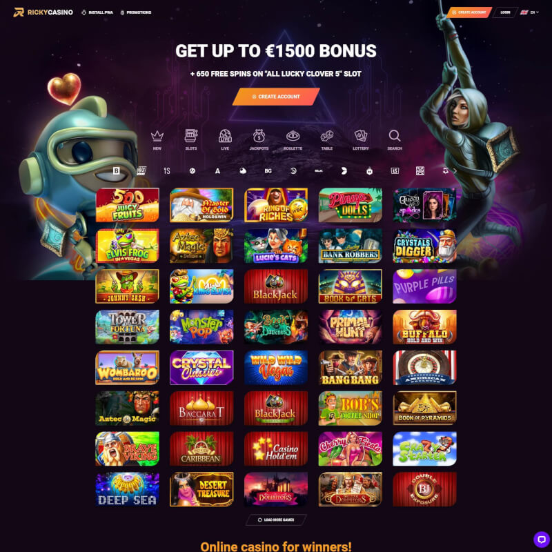 RickyCasino screenshot 1