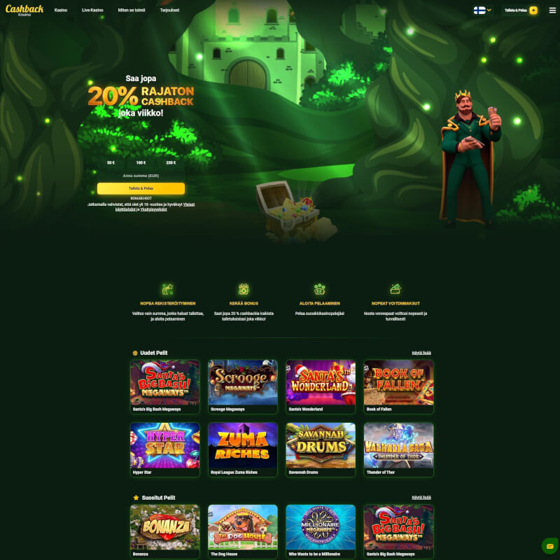Cashback Kasino screenshot 1