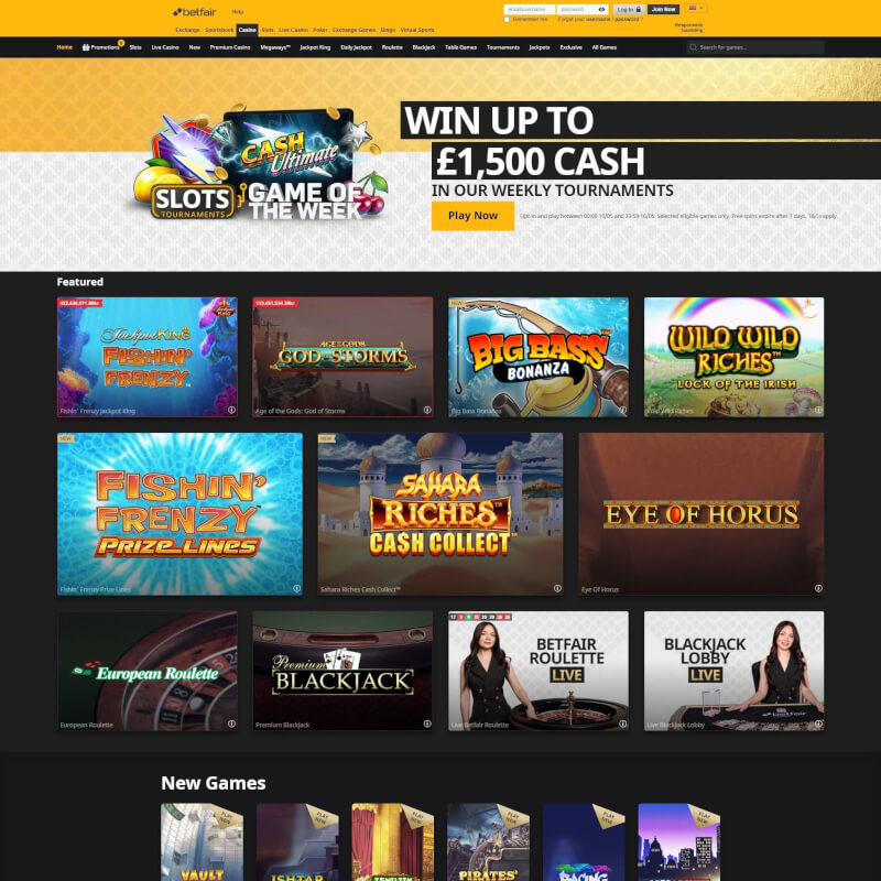 Betfair screenshot 1