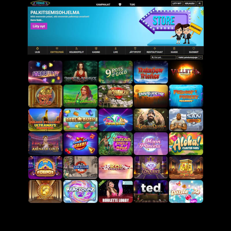 Vegas mobile phone Casino screenshot 1
