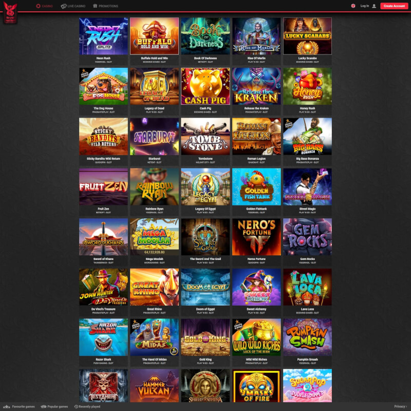 Royal Rabbit Casino screenshot 2