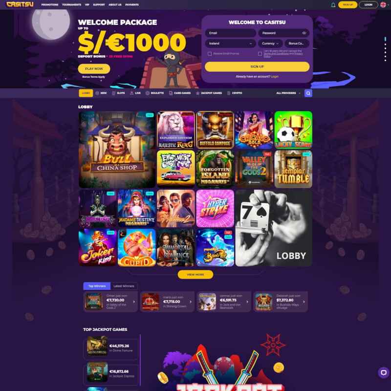 Casitsu Casino screenshot 1