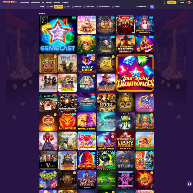Casitsu Casino screenshot 2