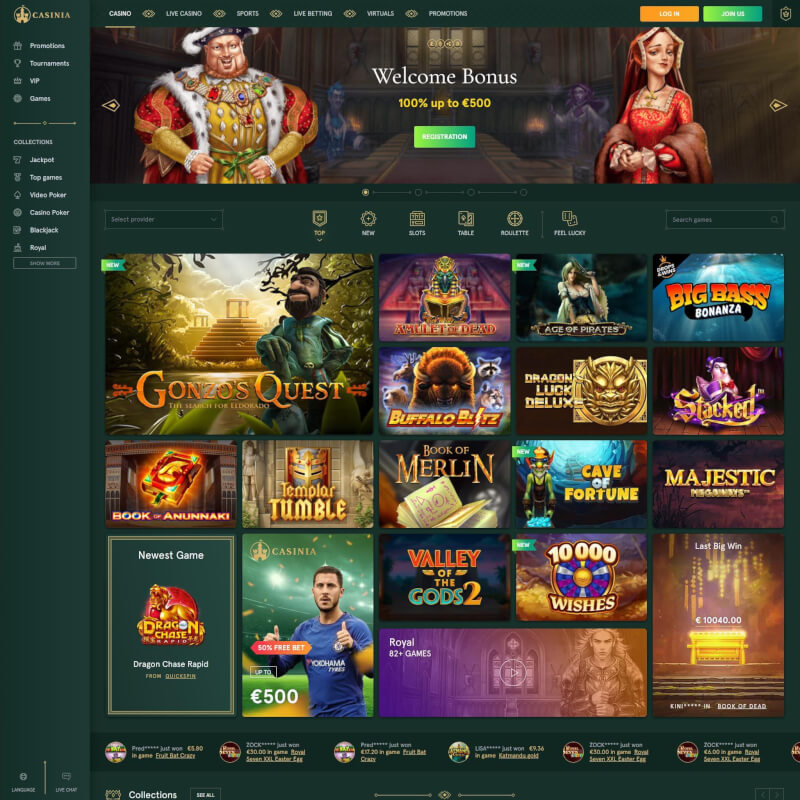 Casinia screenshot 1