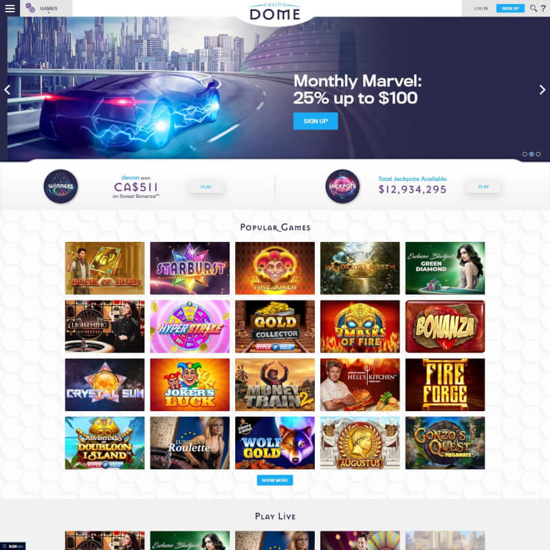 Casino Dome screenshot 1