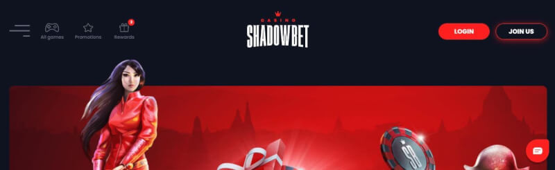 shadowbet casino website offers casino games, ilk depozit bonusu və yeni oyunçular üçün kampaniyalar-loqosu