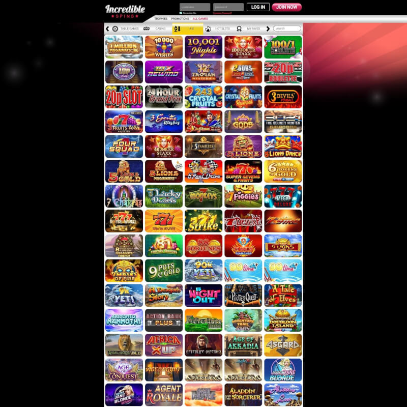 Incredible Spins screenshot 2