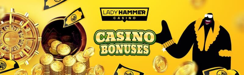 If you’re seeking to make use of a new casino extra then ladyhammer casino welcome extra and no-cost spins might be good option for you-logo
