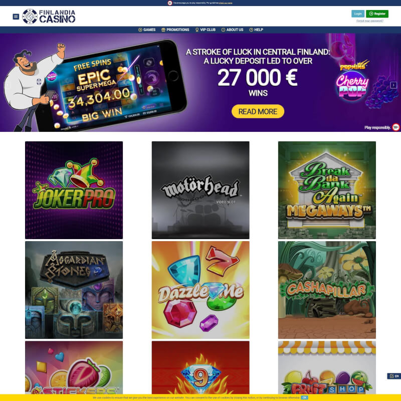 Finlandia Casino screenshot 1