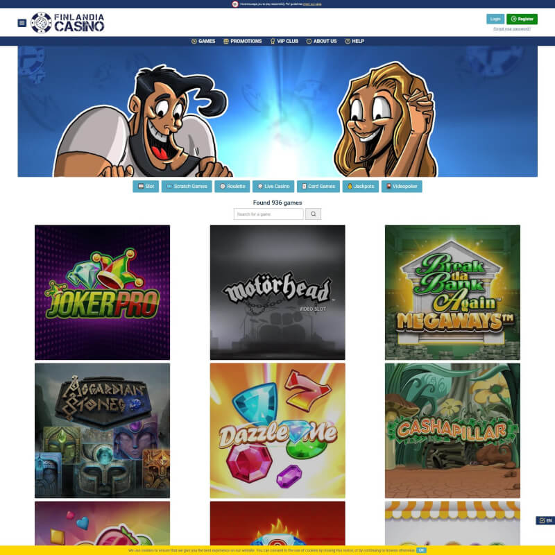 Finlandia Casino screenshot 2