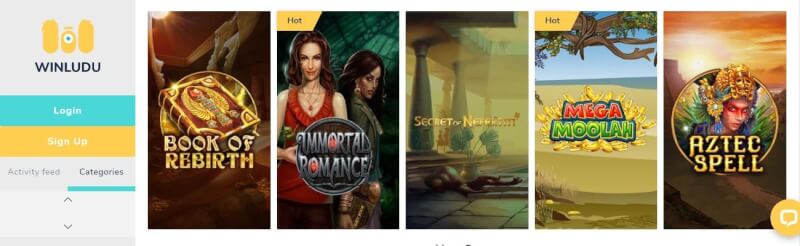 winludu casino homepage provides gambling games, yeni oyunçular üçün ilk depozit bonusu və promosyonlar-loqosu