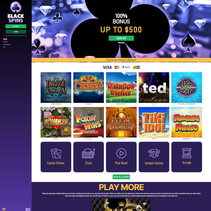 BlackSpins screenshot 1