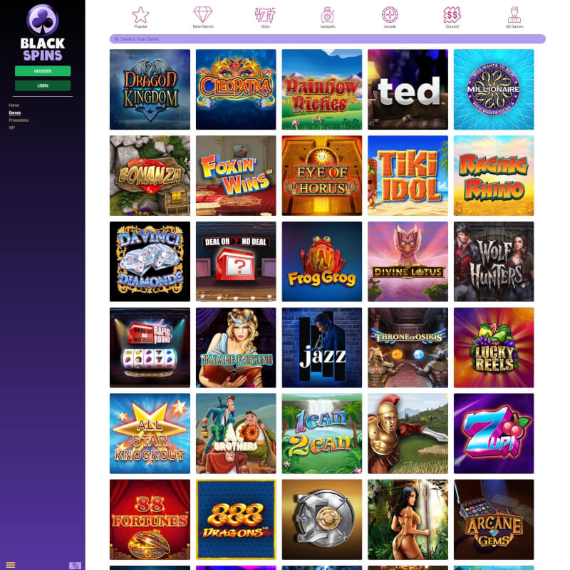 BlackSpins screenshot 2