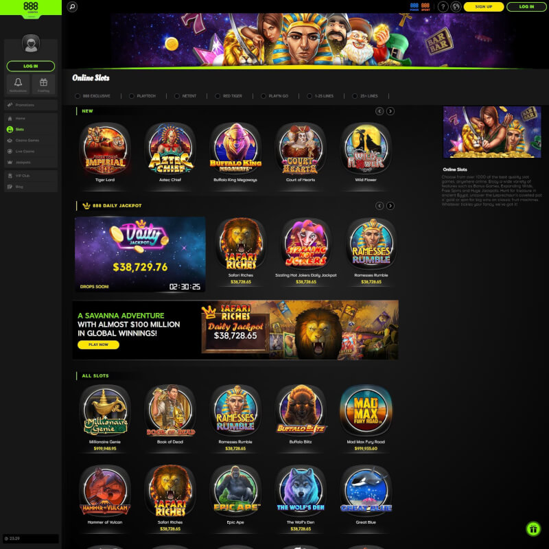 888 Casino ekran görüntüsü 2