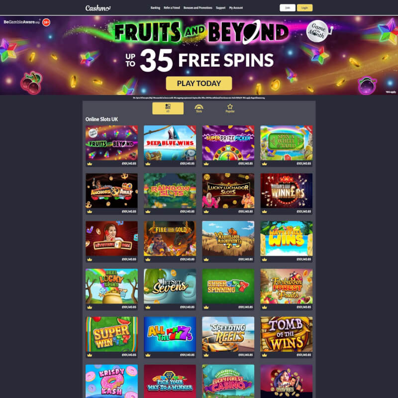 Cashmo Casino screenshot 1
