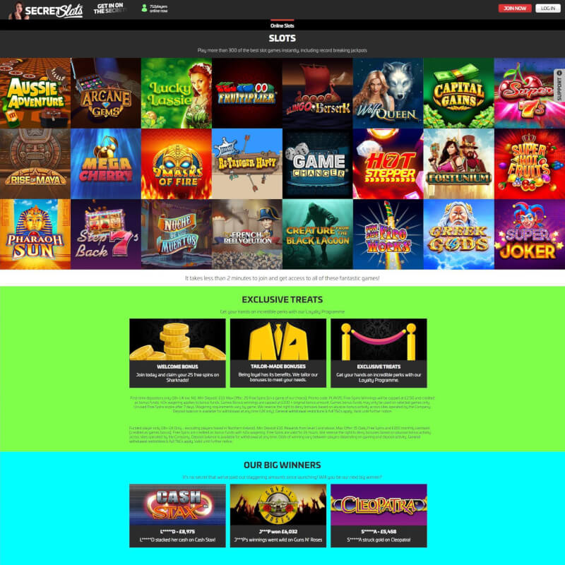 Secret slot machines Casino screenshot 2