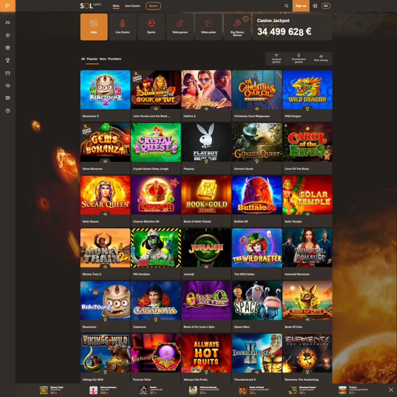 Sol Casino screenshot 2
