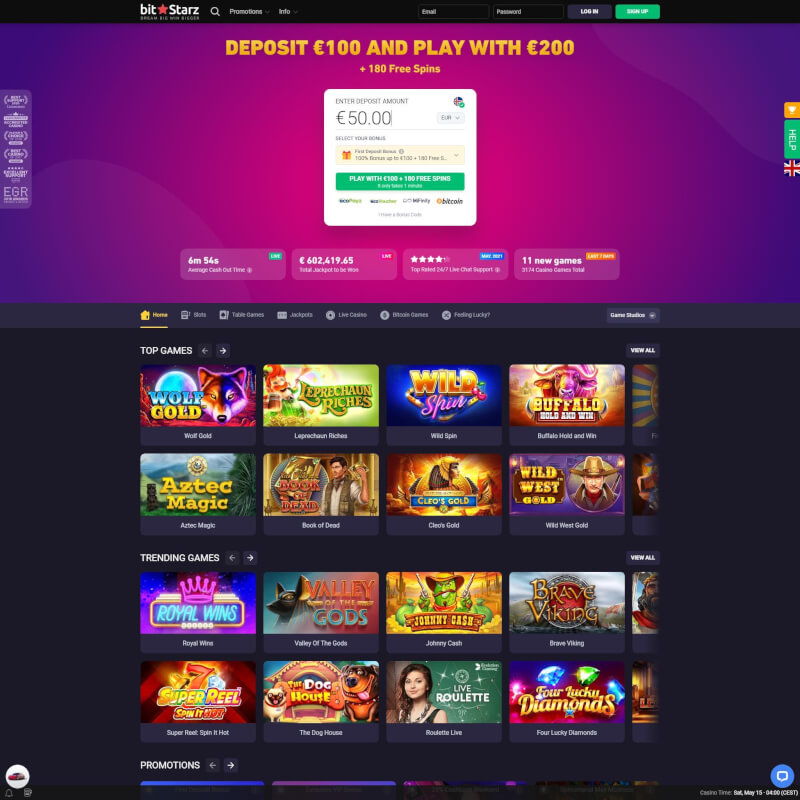 Bitstarz Casino screenshot 1