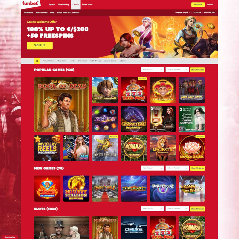 FunBet Casino screenshot 1