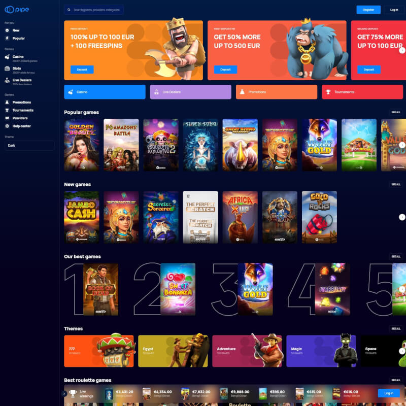 Pipe Casino screenshot 1