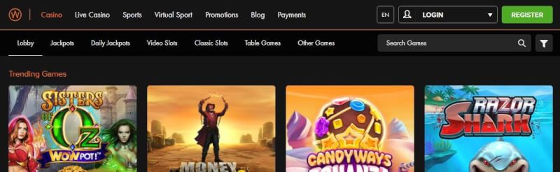 casino winner homepage offers casino games, ilk depozit bonusu və yeni oyunçular üçün təkliflər-loqosu
