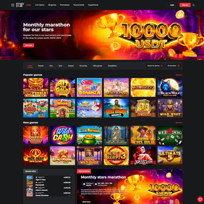 Foggystar Casino screenshot 1