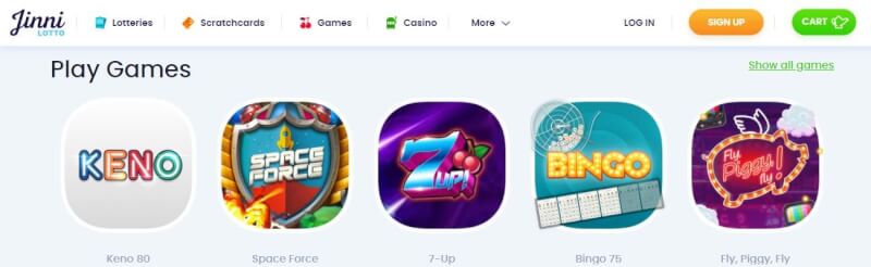 jinnilotto homepage offers casino games, ilk depozit bonusu və yeni oyunçular üçün kampaniyalar-loqosu