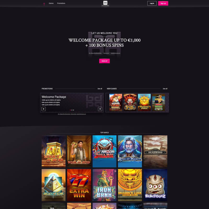 PlayGrand Casino screenshot 1