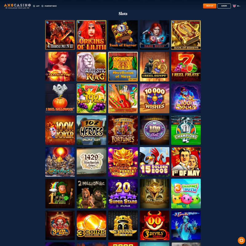 Axe Casino screenshot 2