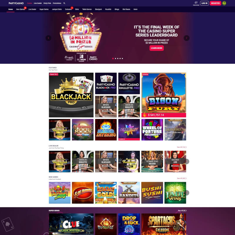 celebration Casino NJ screenshot 1