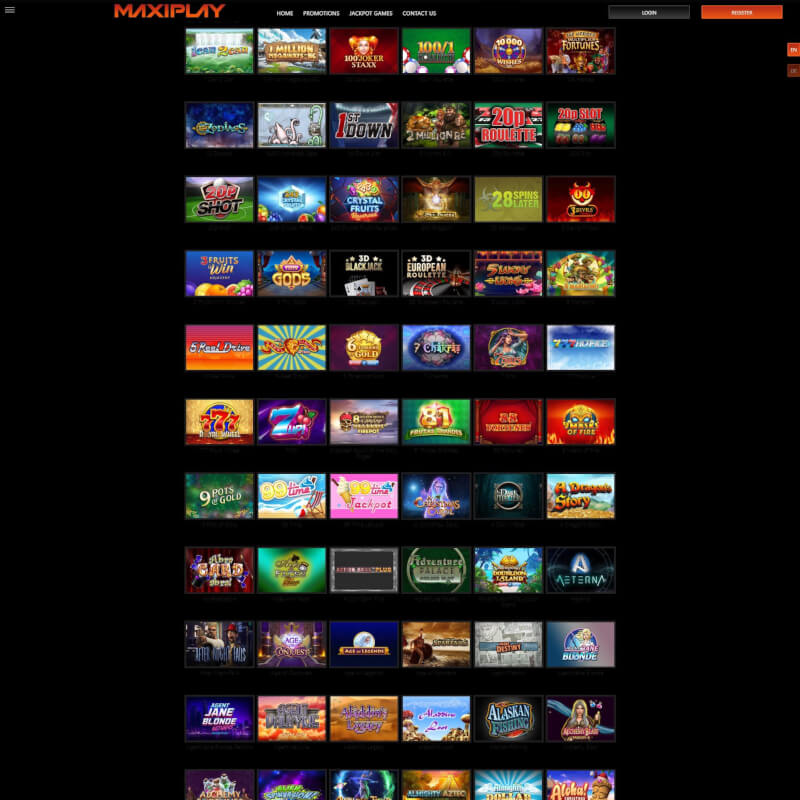 MaxiPlay Casino screenshot 2