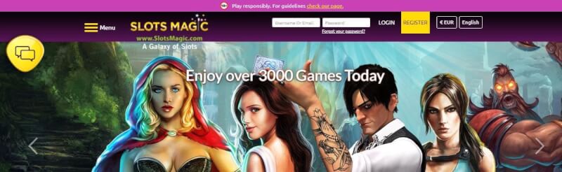 slotsmagic homepage provides gambling games, çox ilk depozit əlavə və yeni oyunçular üçün kampaniyalar-loqosu