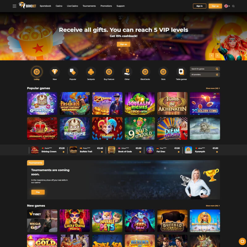 BiamoBet screenshot 1