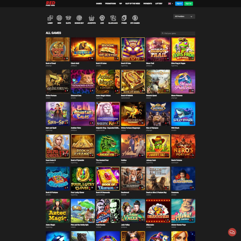 Red Ping Win Casino screenshot 2