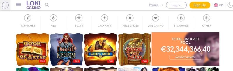 loki casino homepage offers casino games, ilk depozit bonusu və yeni oyunçular üçün təkliflər-loqosu